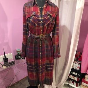 Ralph Lauren plaid dress